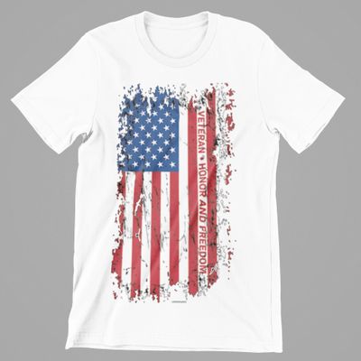 American Flag distressed