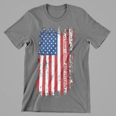 American Flag distressed