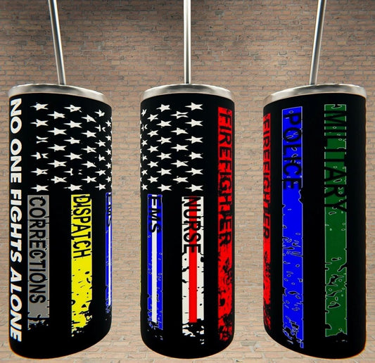 No one fights alone military and law enforcement edition