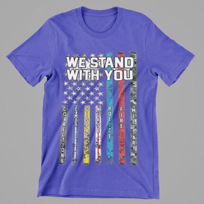 We Stand With You Flag