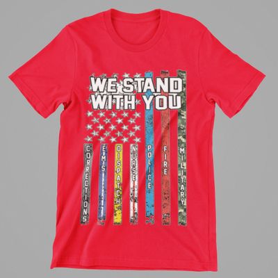 We Stand With You Flag