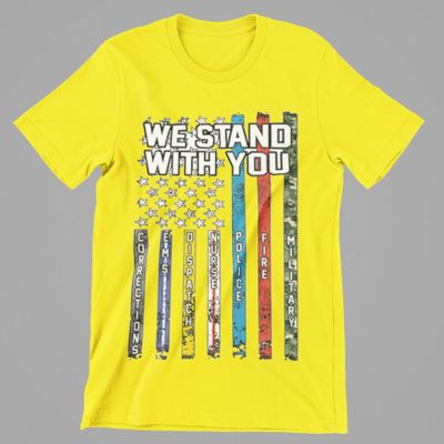 We Stand With You Flag