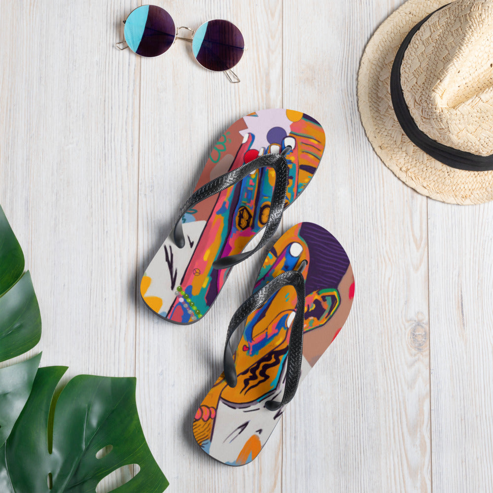 Quinnessential Gear Flip-Flops