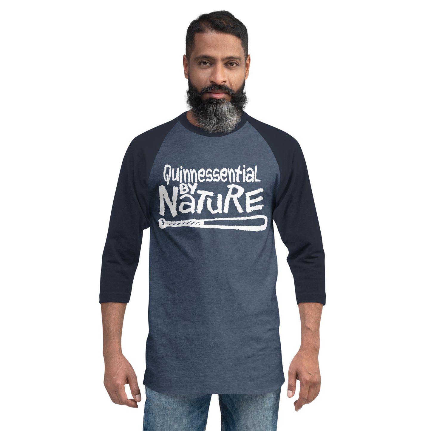 QUINNESSENTIAL By Nature Gear 3/4 sleeve raglan shirt