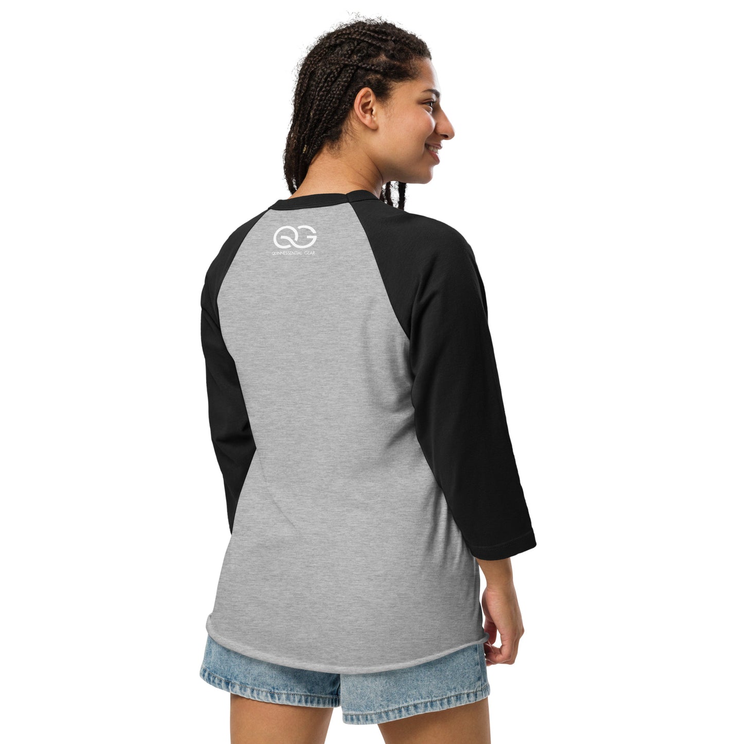 QUINNESSENTIAL By Nature Gear 3/4 sleeve raglan shirt