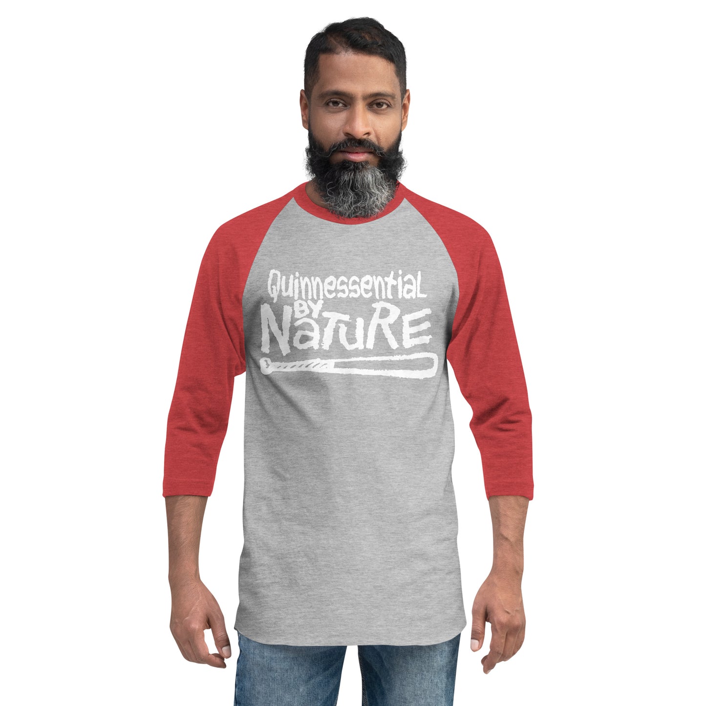 QUINNESSENTIAL By Nature Gear 3/4 sleeve raglan shirt