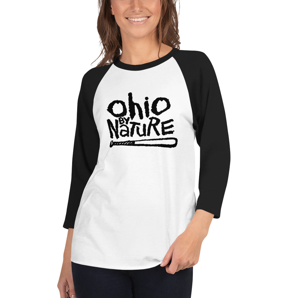 Ohio By Nature QUINNESSENTIAL Gear 3/4 sleeve raglan shirt