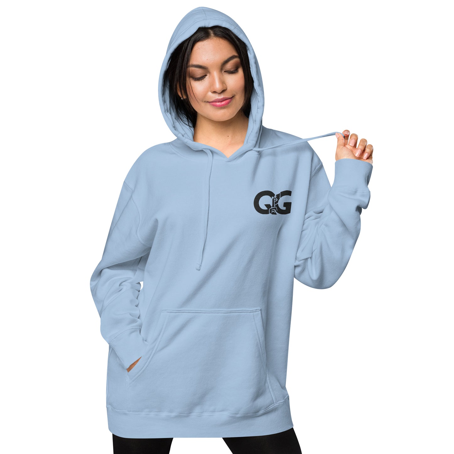 Unisex pigment-dyed hoodie