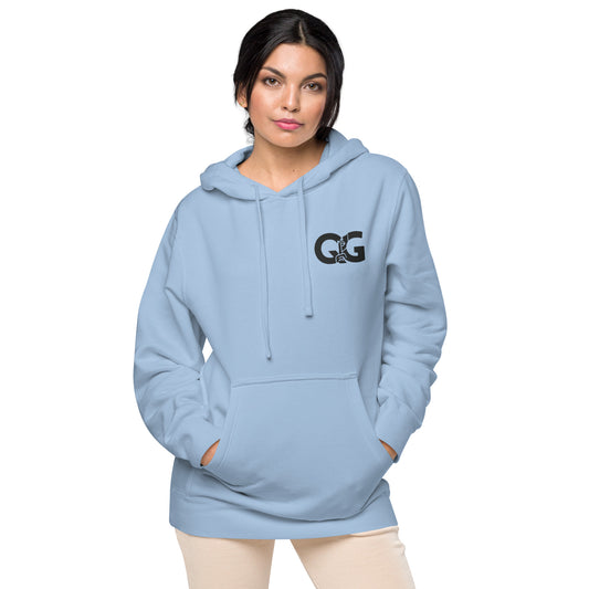 Unisex pigment-dyed hoodie