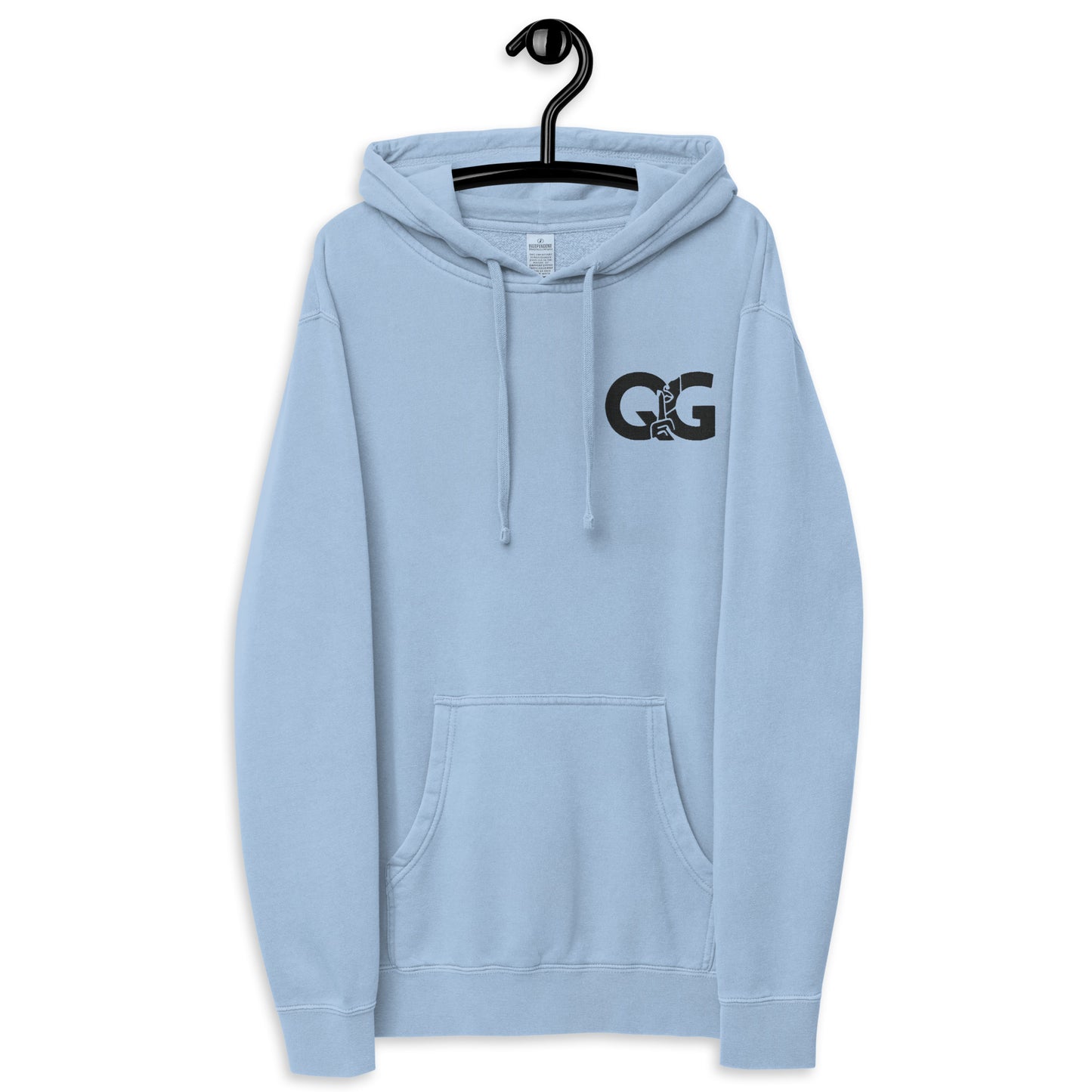 Unisex pigment-dyed hoodie