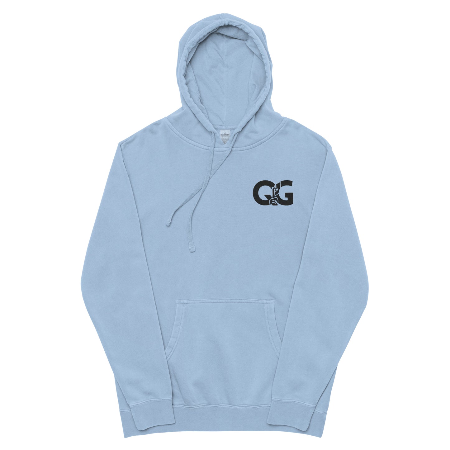 Unisex pigment-dyed hoodie