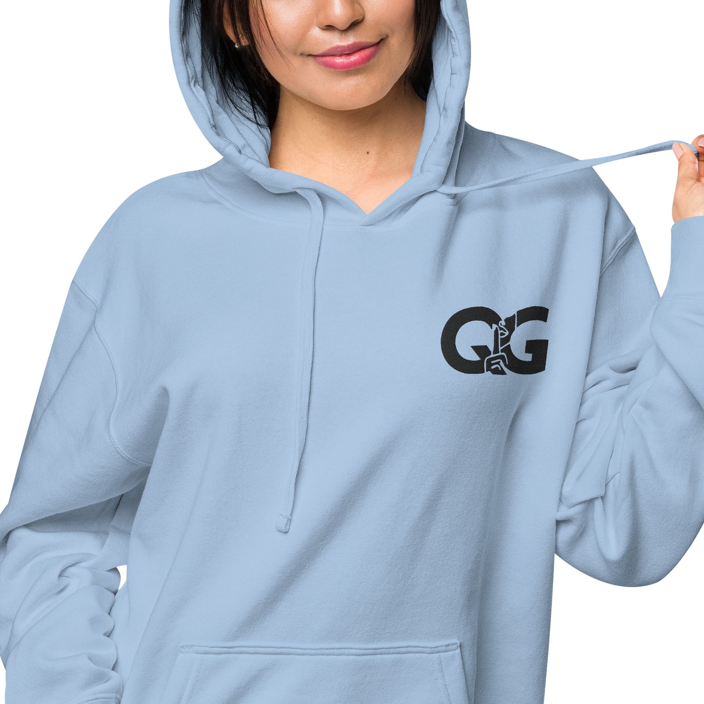 Unisex pigment-dyed hoodie