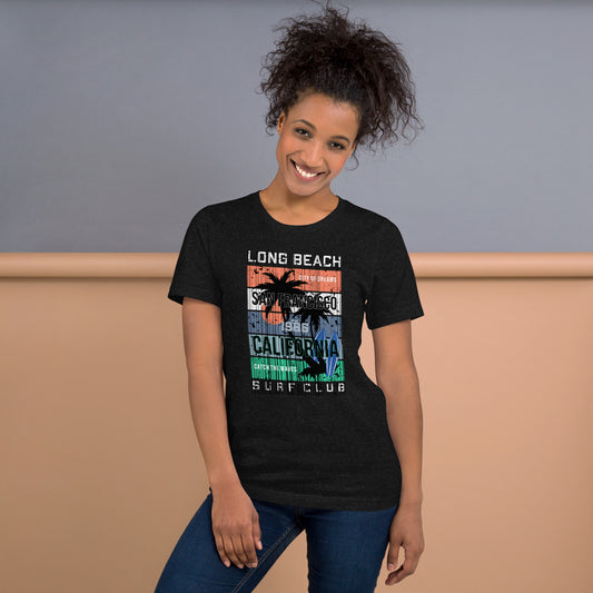 Long Beach California Surf Club Unisex t-shirt