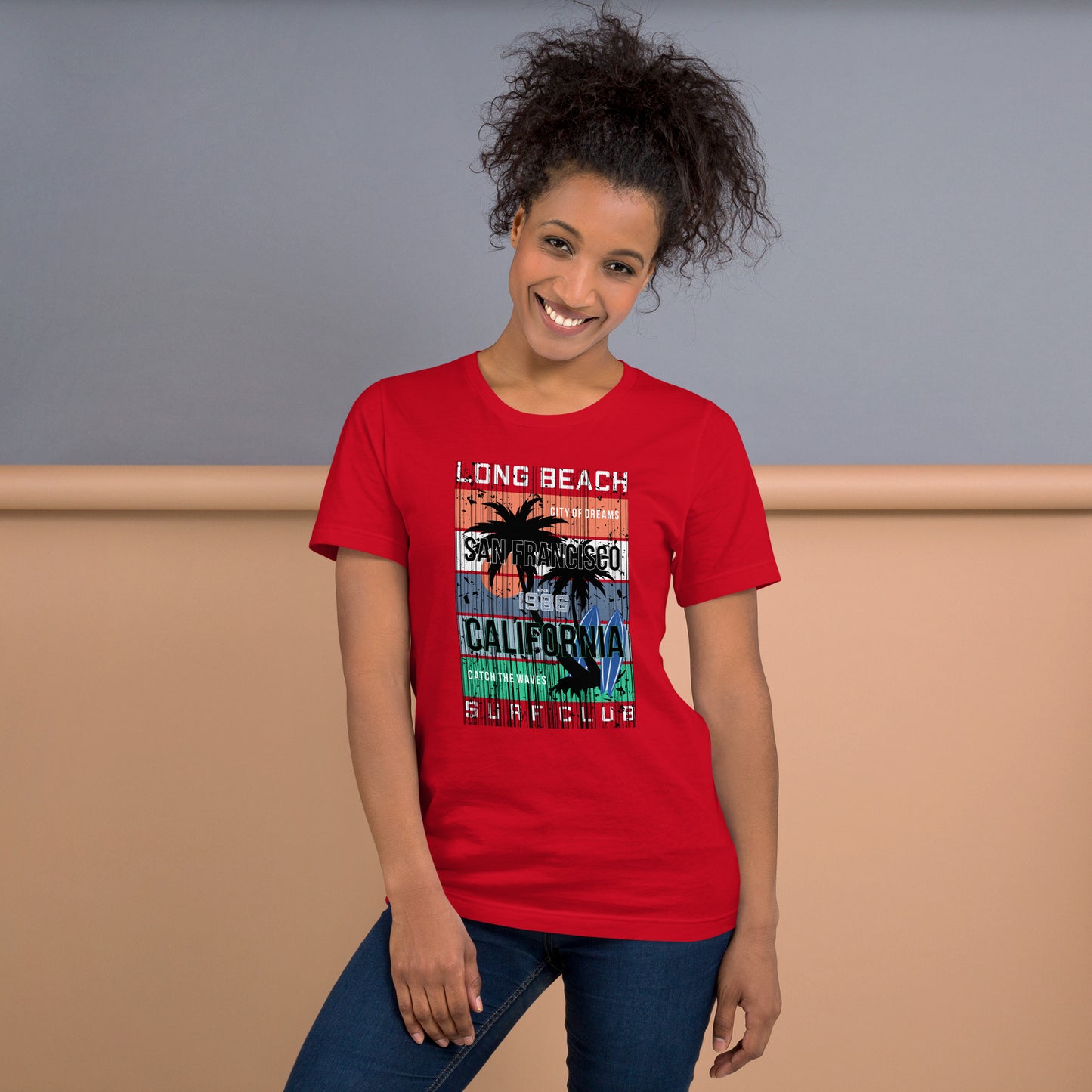 Long Beach California Surf Club Unisex t-shirt
