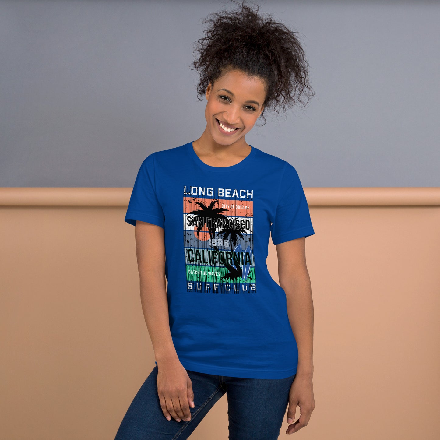 Long Beach California Surf Club Unisex t-shirt