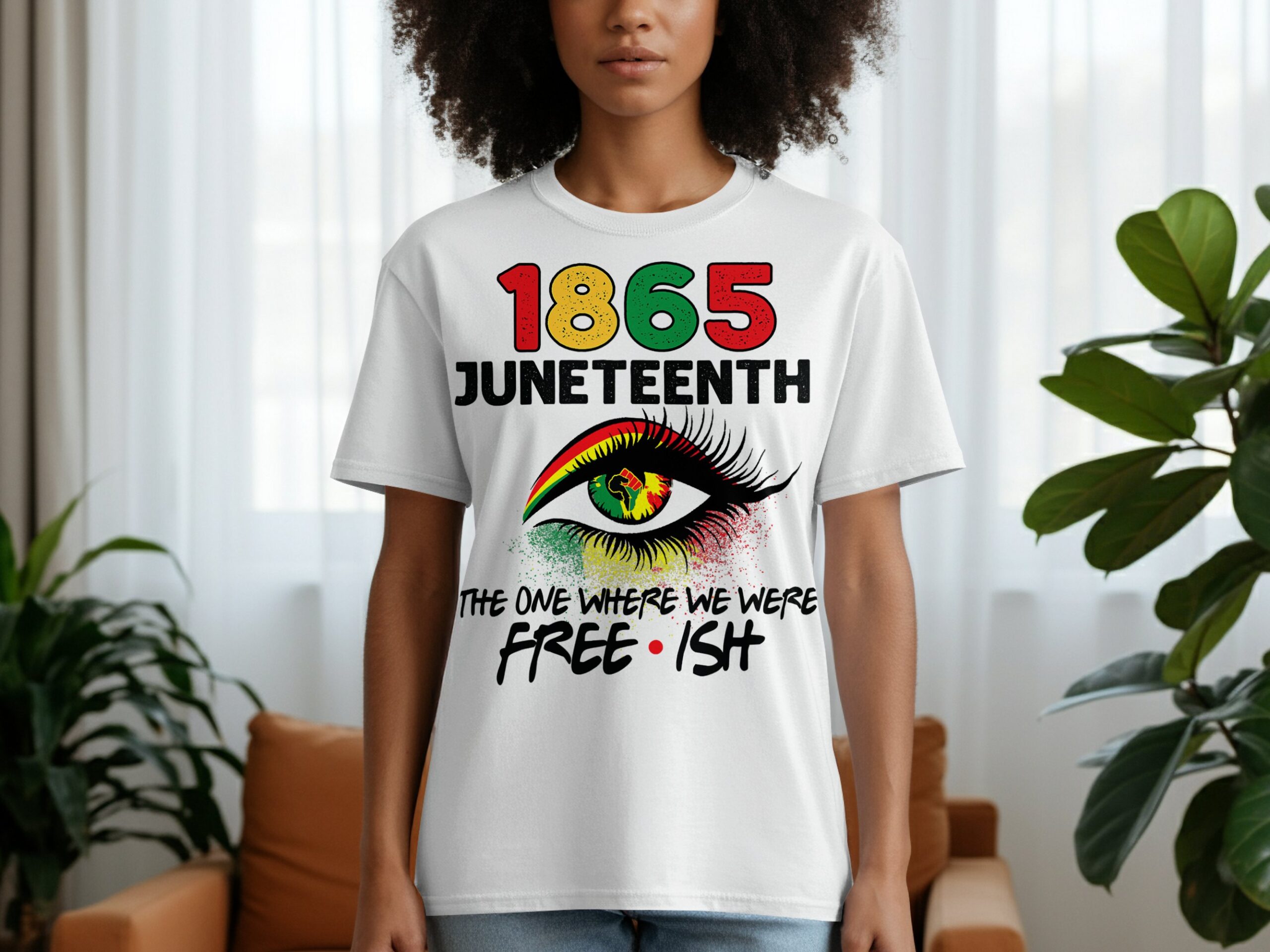 Juneteenth T-Shirt, 1865 Eye, Black History Month T-Shirt, Freedom Day T-Shirt, Juneteenth Celebration T-Shirt, Gift for Activist T-Shirt - Image 2