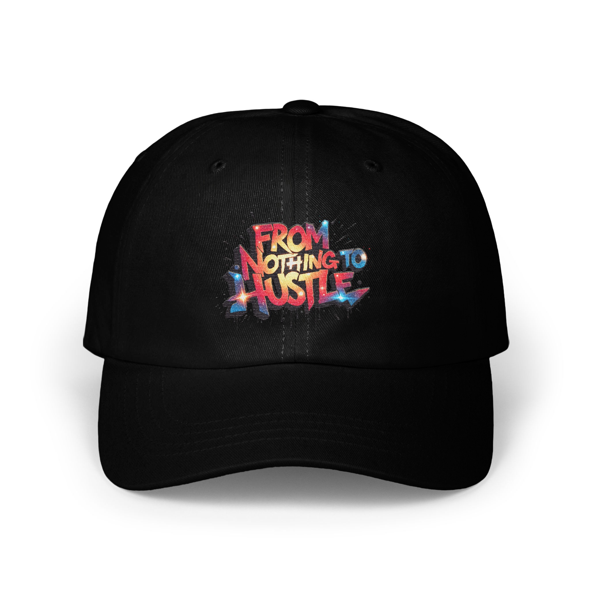 "From Nothing To Hustle" Galaxy Design Hat - Image 4