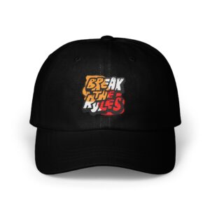 Break the Rules Graffiti Hat - Edgy Streetwear Style