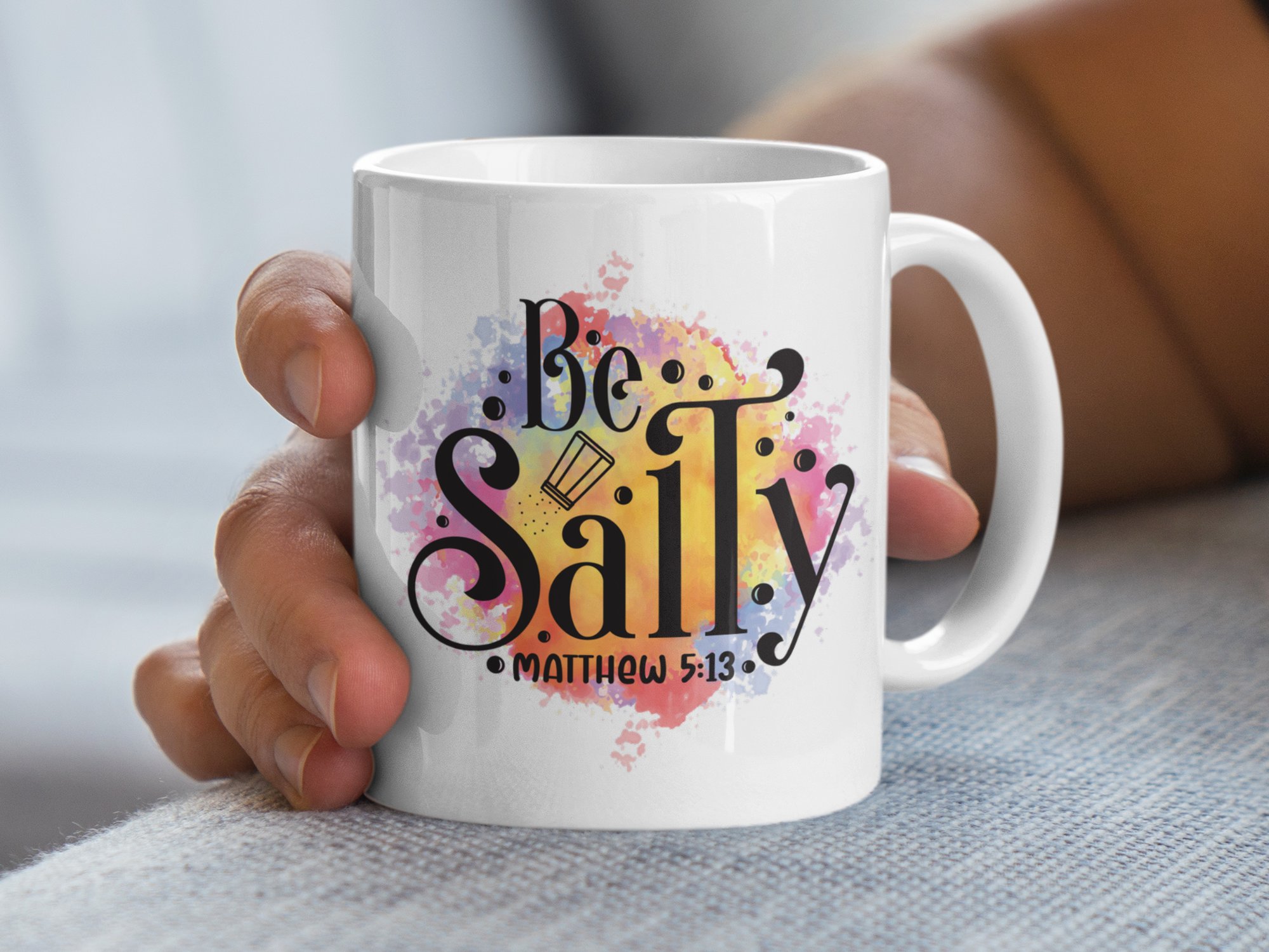 Be Salty Matthew 5:13 Inspirational Christian Mug - Image 2