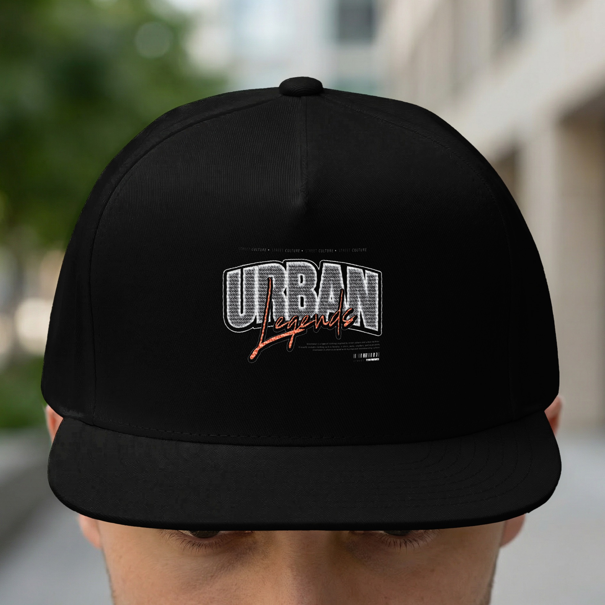 Urban Legends Streetwear Hat - Bold Graphic Design - Image 3
