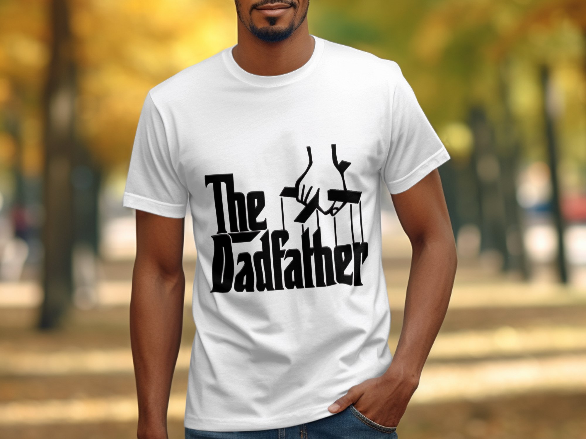 The Dadfather T-Shirt, Funny Dad Gift, Father's Day Present, Movie Parody, Best Dad Ever, Cool Dad T Shirt, Gift for Him - Image 3