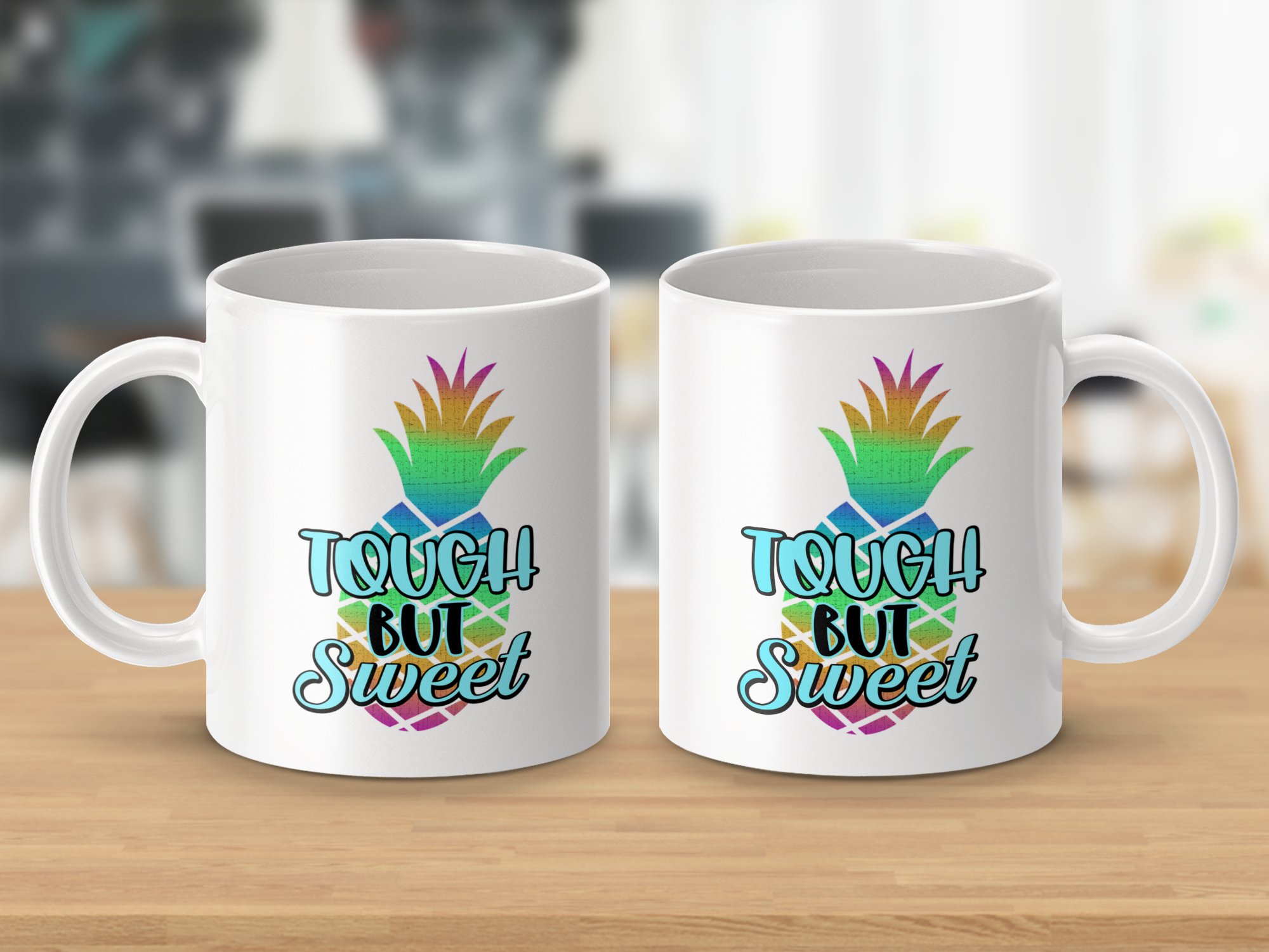 Tough But Sweet Pineapple Gradient Mug - Image 3