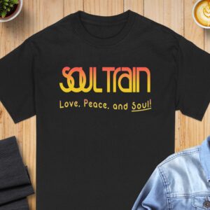Soul Train T-Shirt logo, Love Peace and Soul, Vintage Design, Retro Tee, Music Fan Gift, Nostalgic Style, Classic TV Show Inspired