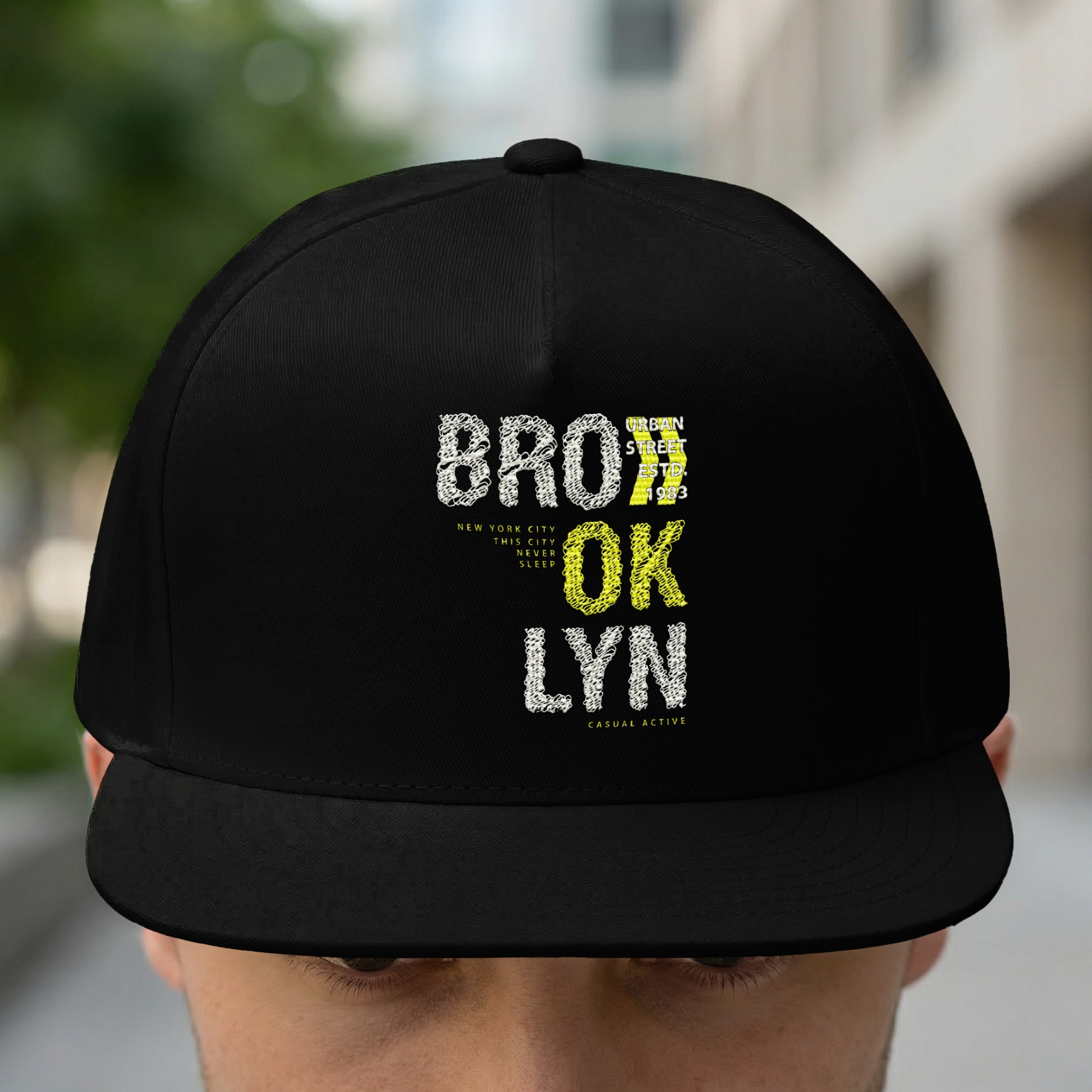 Vibrant Brooklyn Urban Street Hat - Image 4