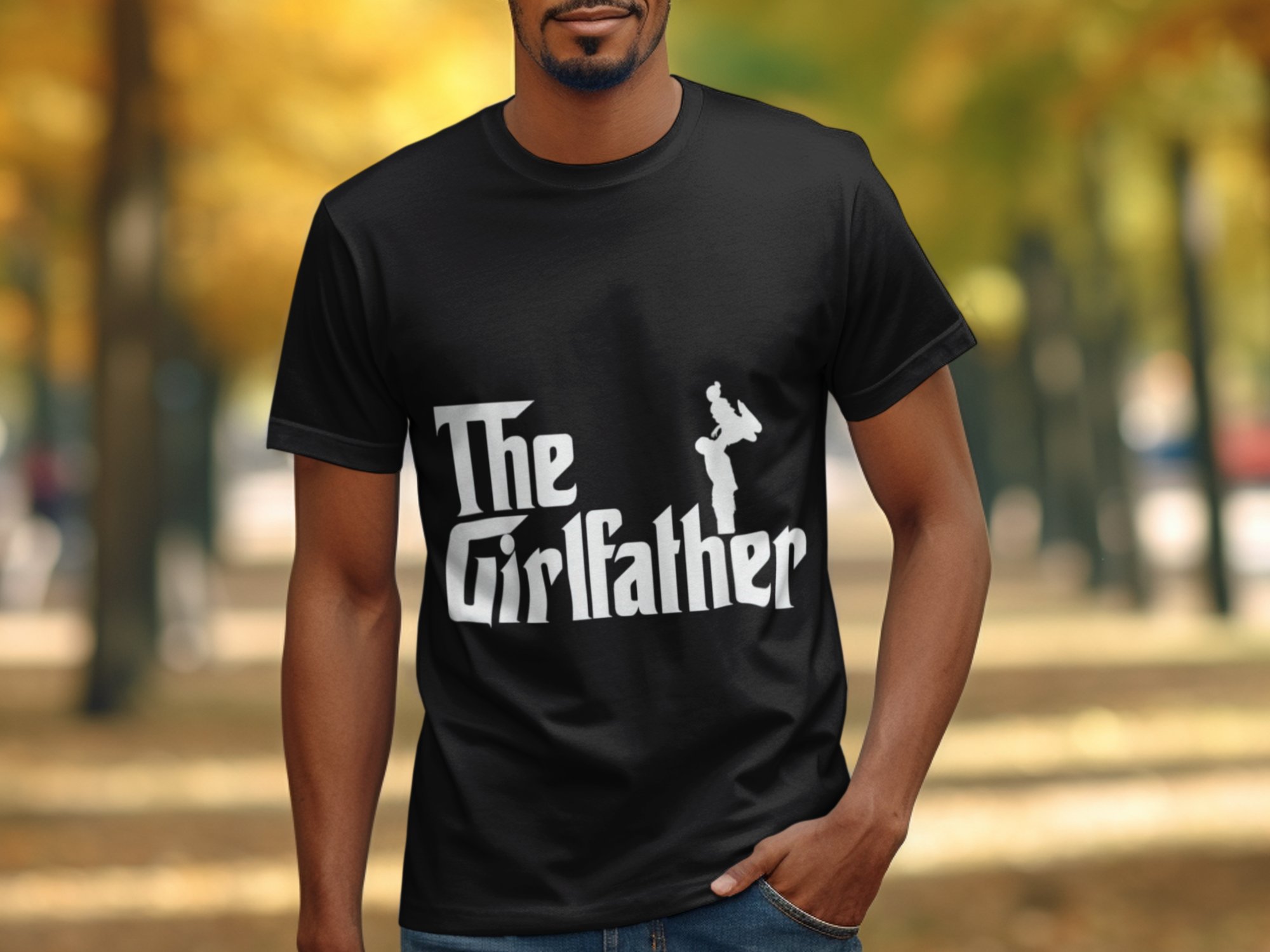 The Girlfather T-Shirt, Father Daughter T-Shirt, Funny Dad Shirt, Gift for Dad, Dad and Daughter Shirt, Father's Day Shirt - Image 2