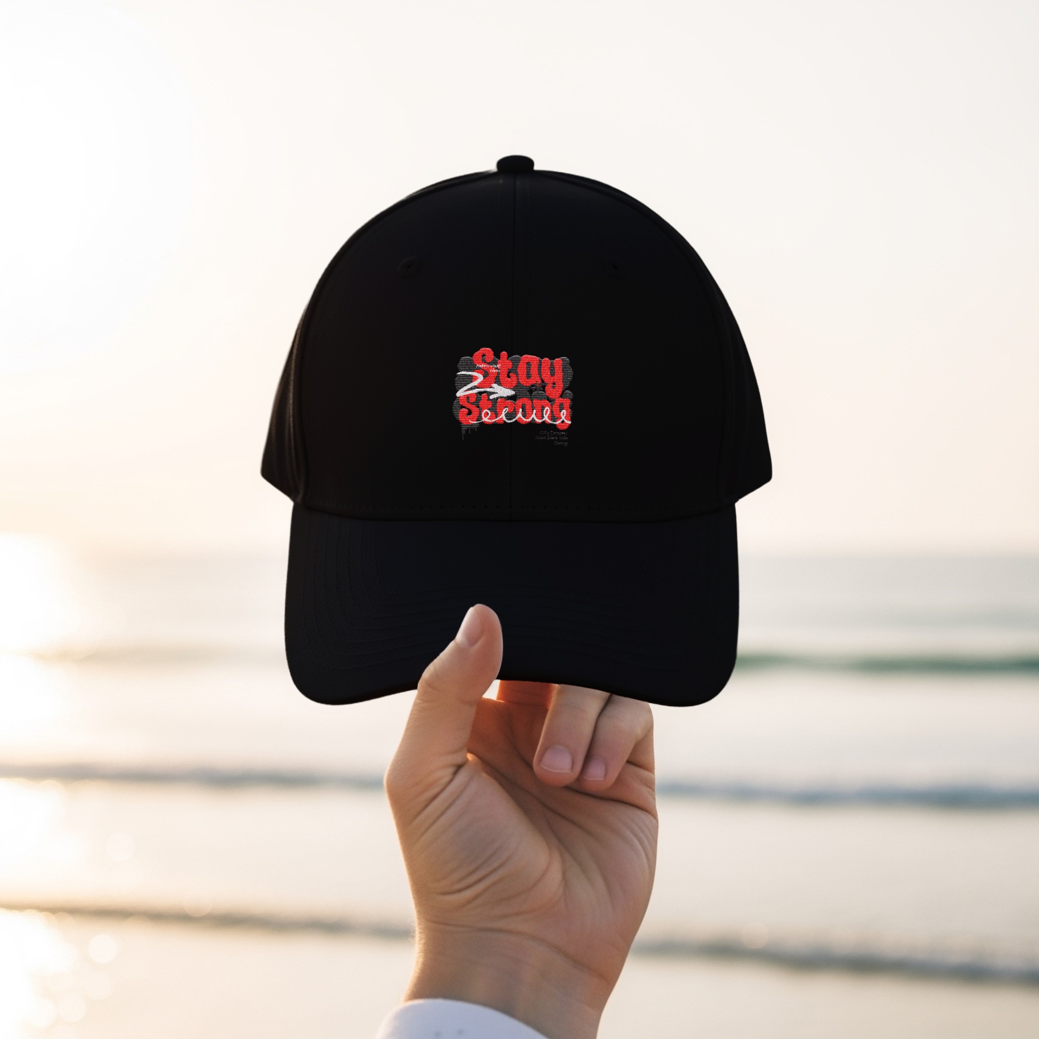 Stay Strong Retro Graffiti Hat - Image 4