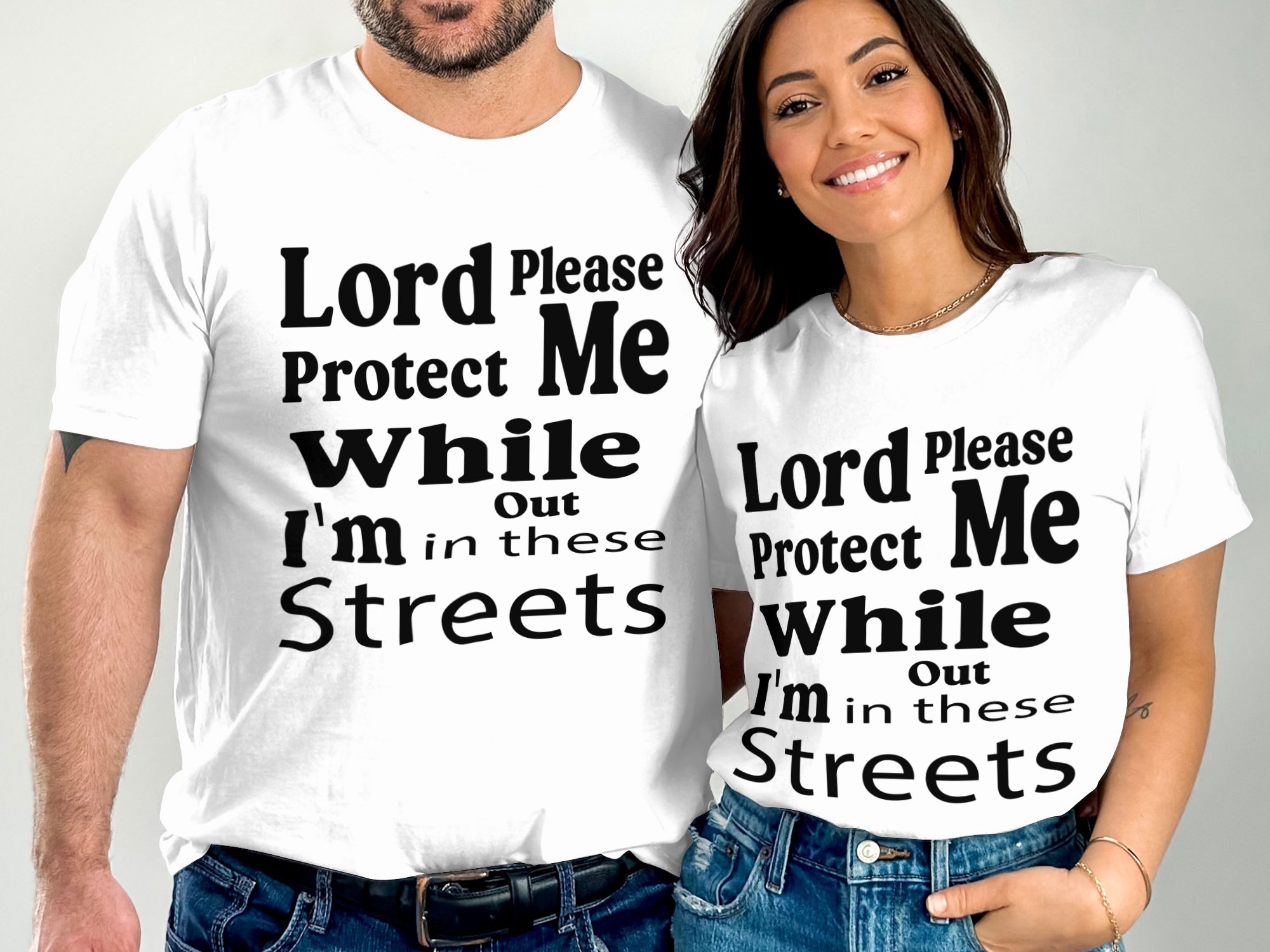 Lord Protect Me T-Shirt,Digital Download,Inspirational Quote,Street Style,Urban Design,Faith Based,Protection Prayer - Image 2