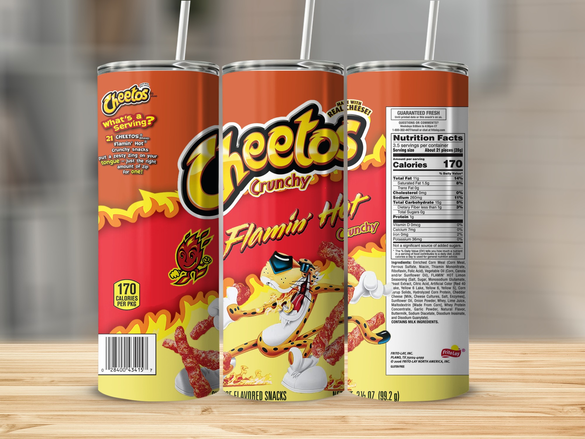 Flamin Hot Cheetos Tumbler, Skinny Tumbler For Snack Lovers, Unique Tumbler For Cheetos Fans, 20oz Fun Drinkware, Perfect Gift Idea