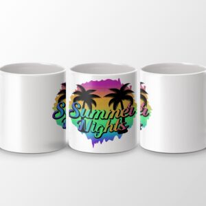 Summer Nights Palm Tree Gradient Mug