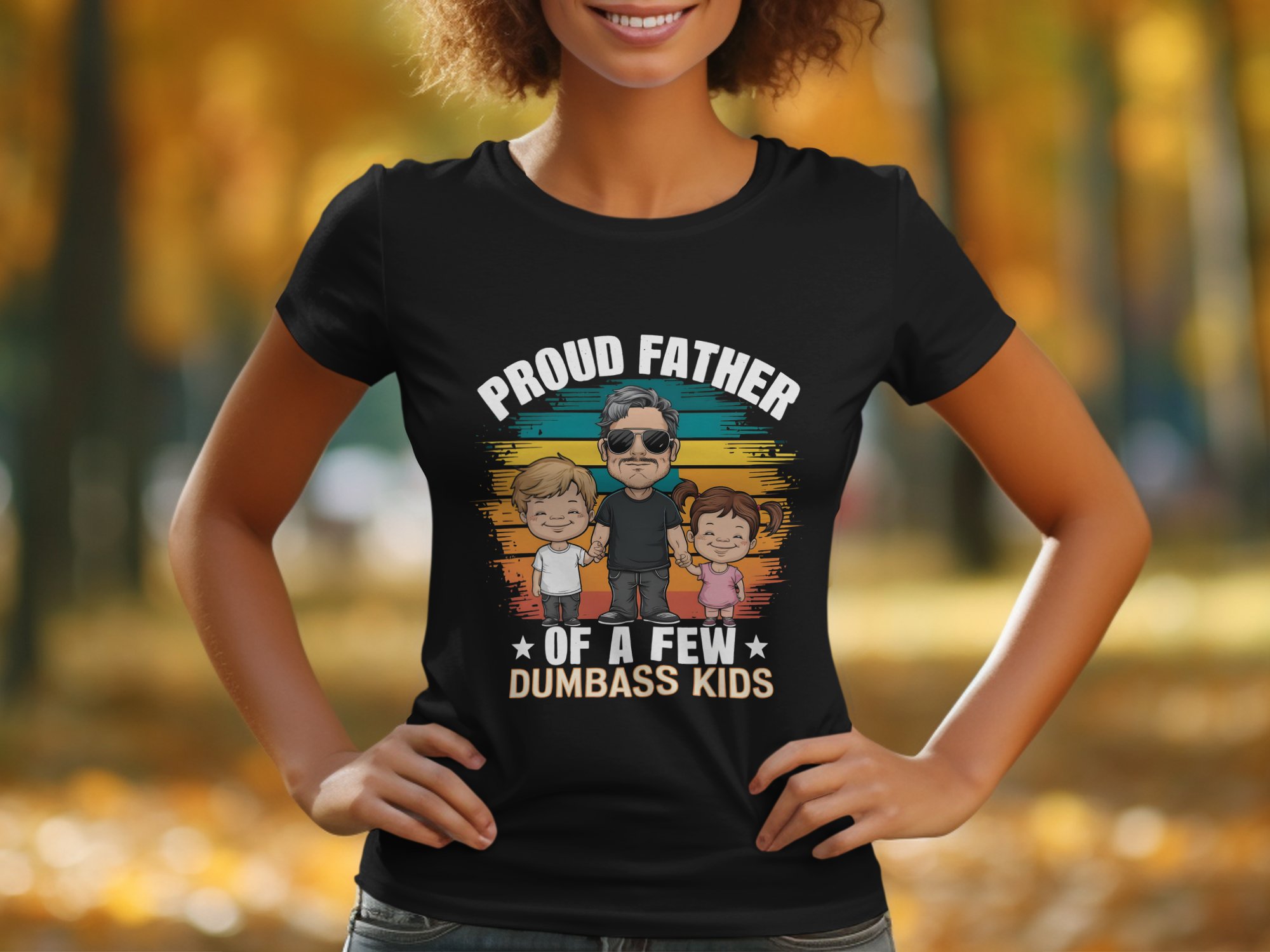 Proud Father T-Shirt, Funny Dad Shirt, Father of Kids Tee, Gift for Dad, Father's Day Gift, Dad Joke T-Shirt, Family T-Shirt - Image 4