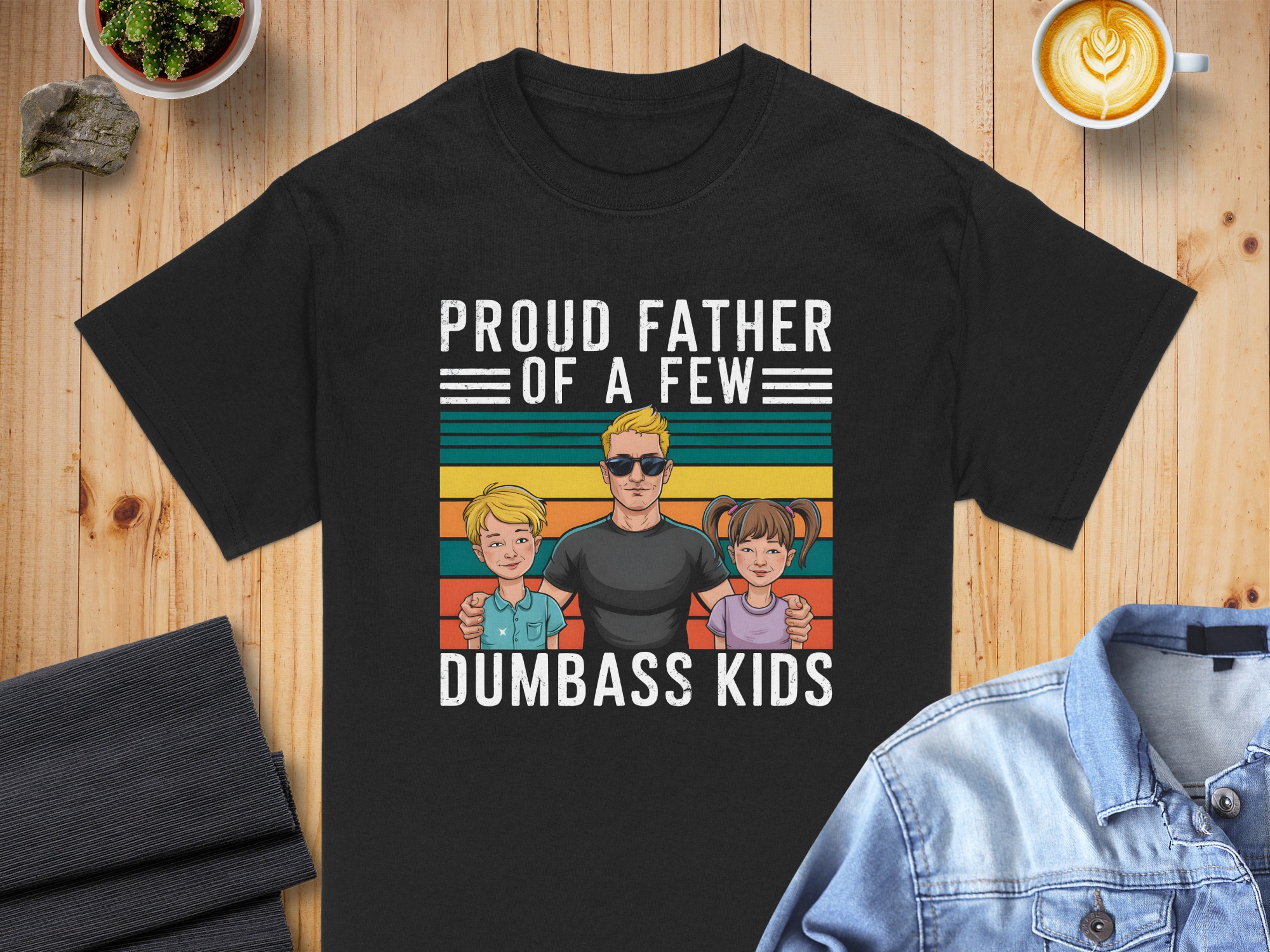 Proud Father of a Few T-Shirt, Funny Dad T-Shirt, Fatherhood Tee, Retro Father Gift, Parenting Humor, Dad Life Shirt