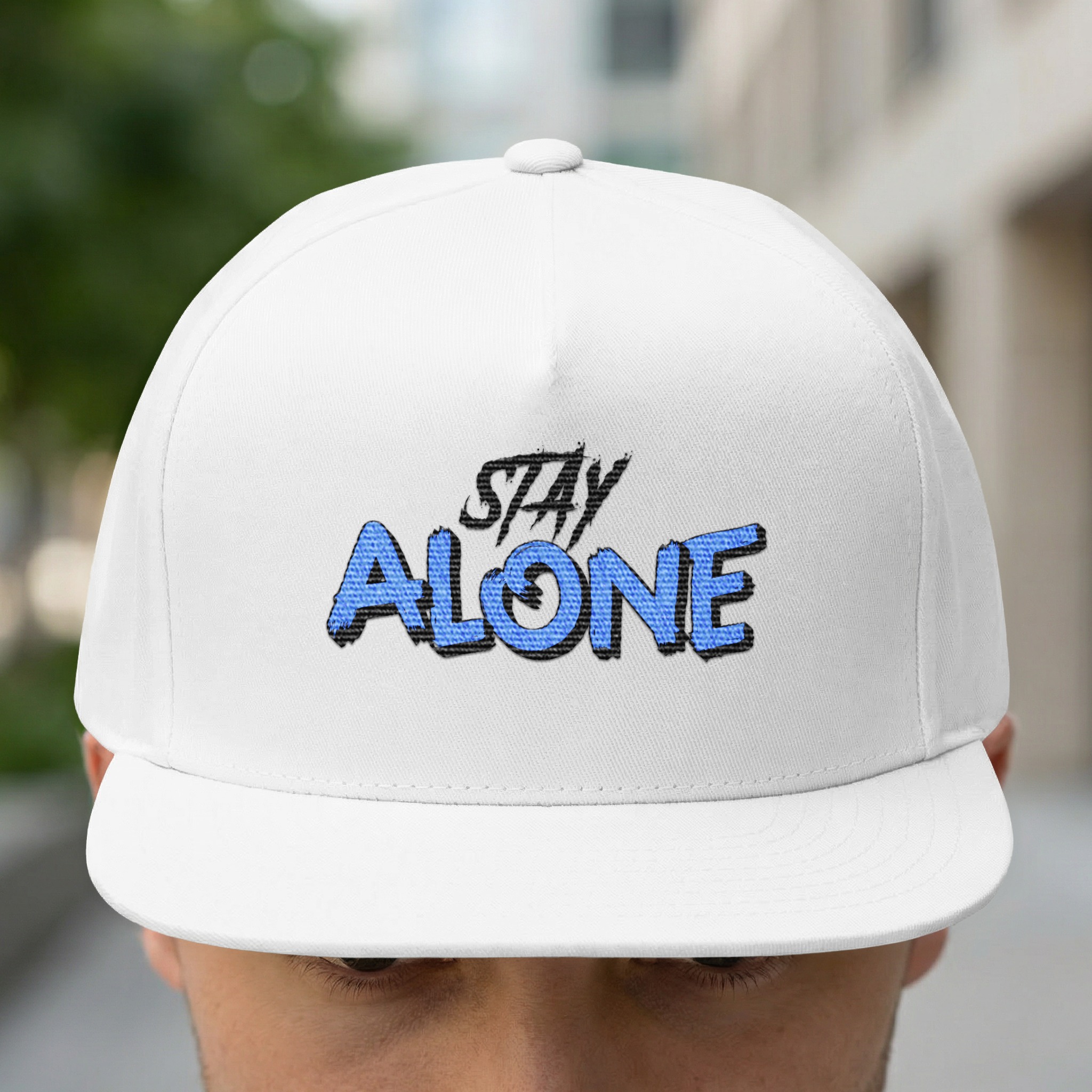 Stay Alone Graphic Hat - Sarcastic Introvert Style - Image 5