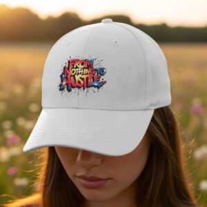 "From Nothing To Hustle" Galaxy Design Hat