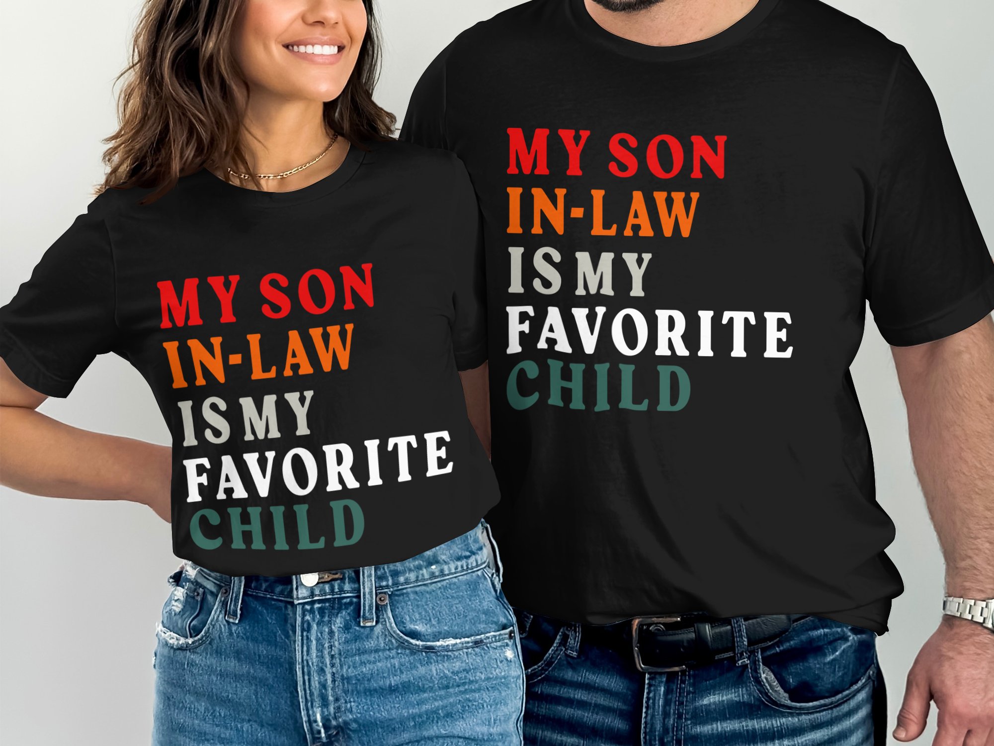 My Son In Law is My Child TShirt Digital, Gift For Parents In Law, Loving Parents, Family Print, Anniversary Gift, Birthday Gift - Image 5