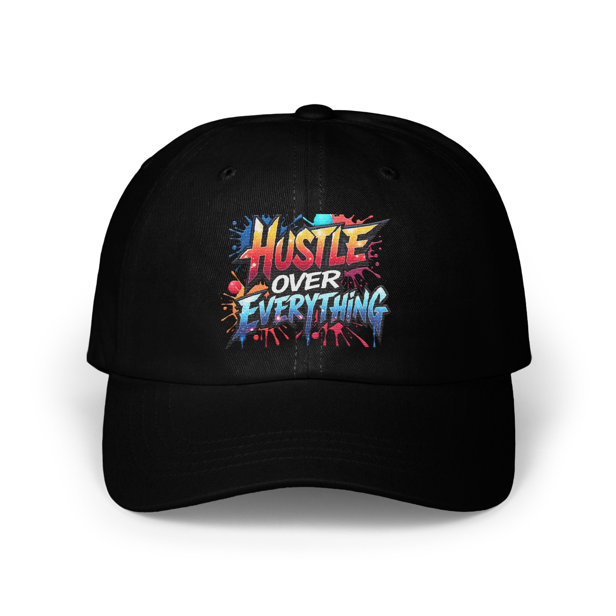 Hustle Over Everything Graffiti Style Hat - Image 4