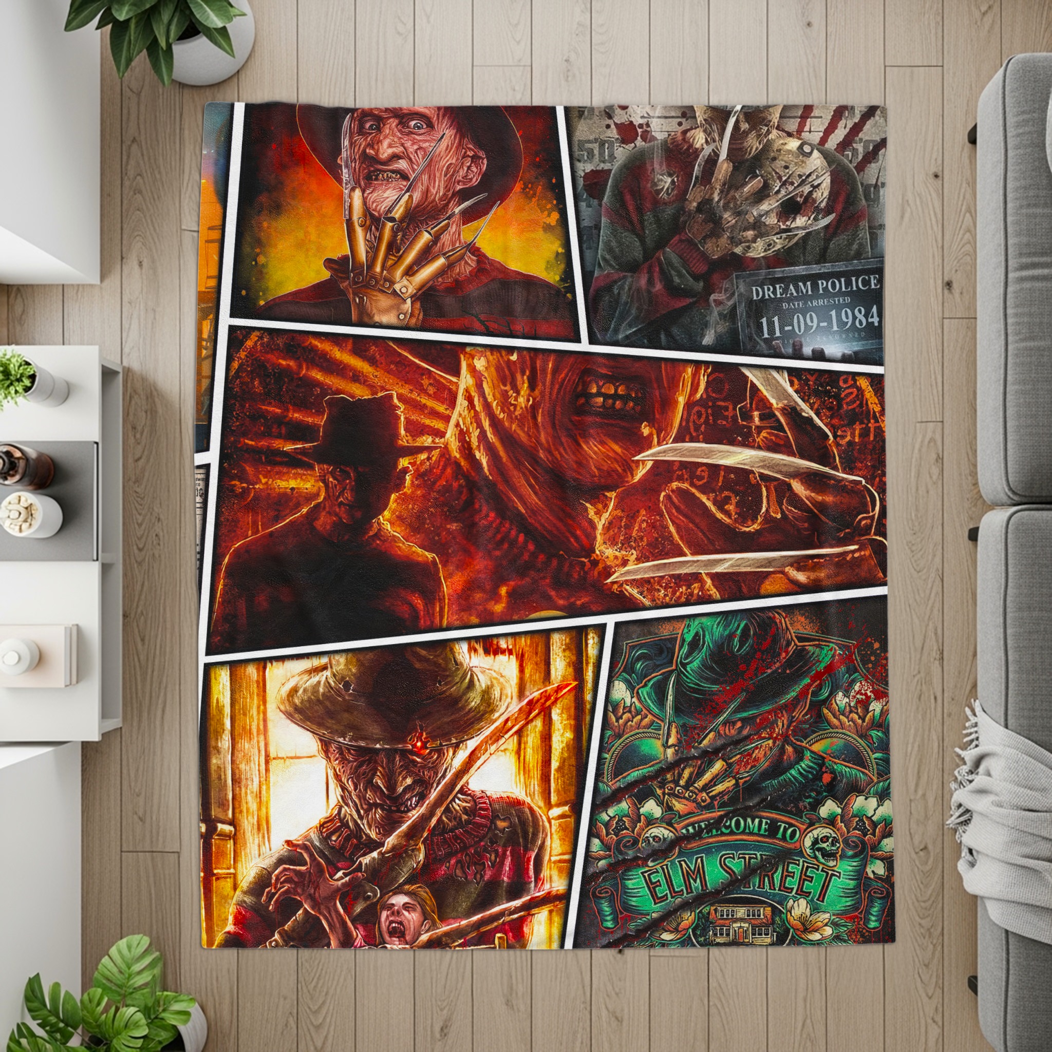 Freddy Krueger A Nightmare on Elm Street Blanket - Image 2