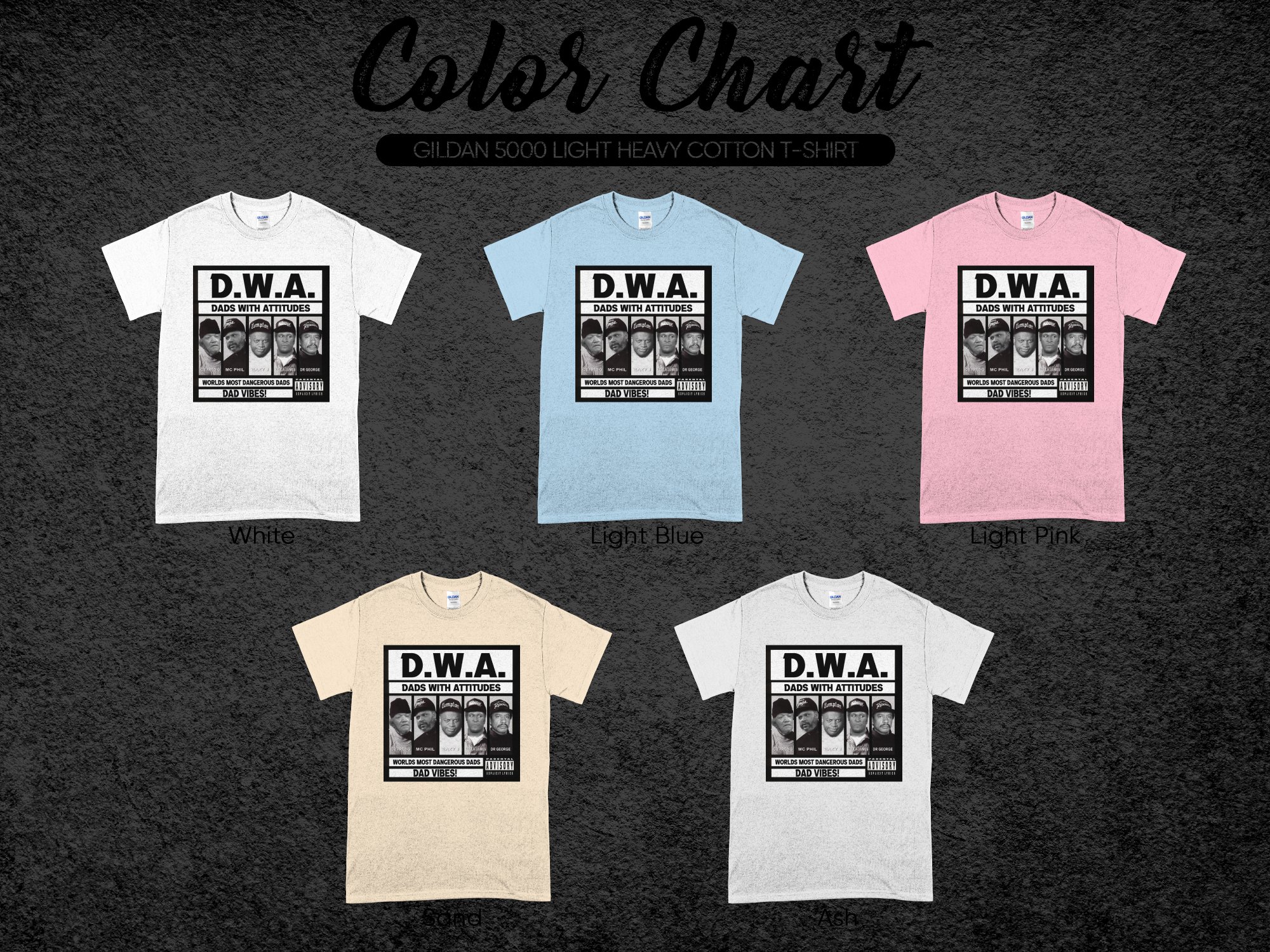 DWA Dads With Attitudes T-Shirt, Worlds Most Dangerous Dads Shirt, Dad Vibes Tee, Parental Advisory Shirt, Funny Dad Shirt, Fathers Day Tee - Image 5