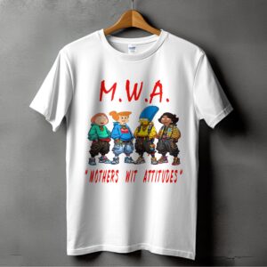 MWA Mothers Wit Attitudes Cartoon T-Shirts, Digital Download, Funny Cartoon Graphic Art, Lois Griffin, Wilma Flintstone, Marge Simpson