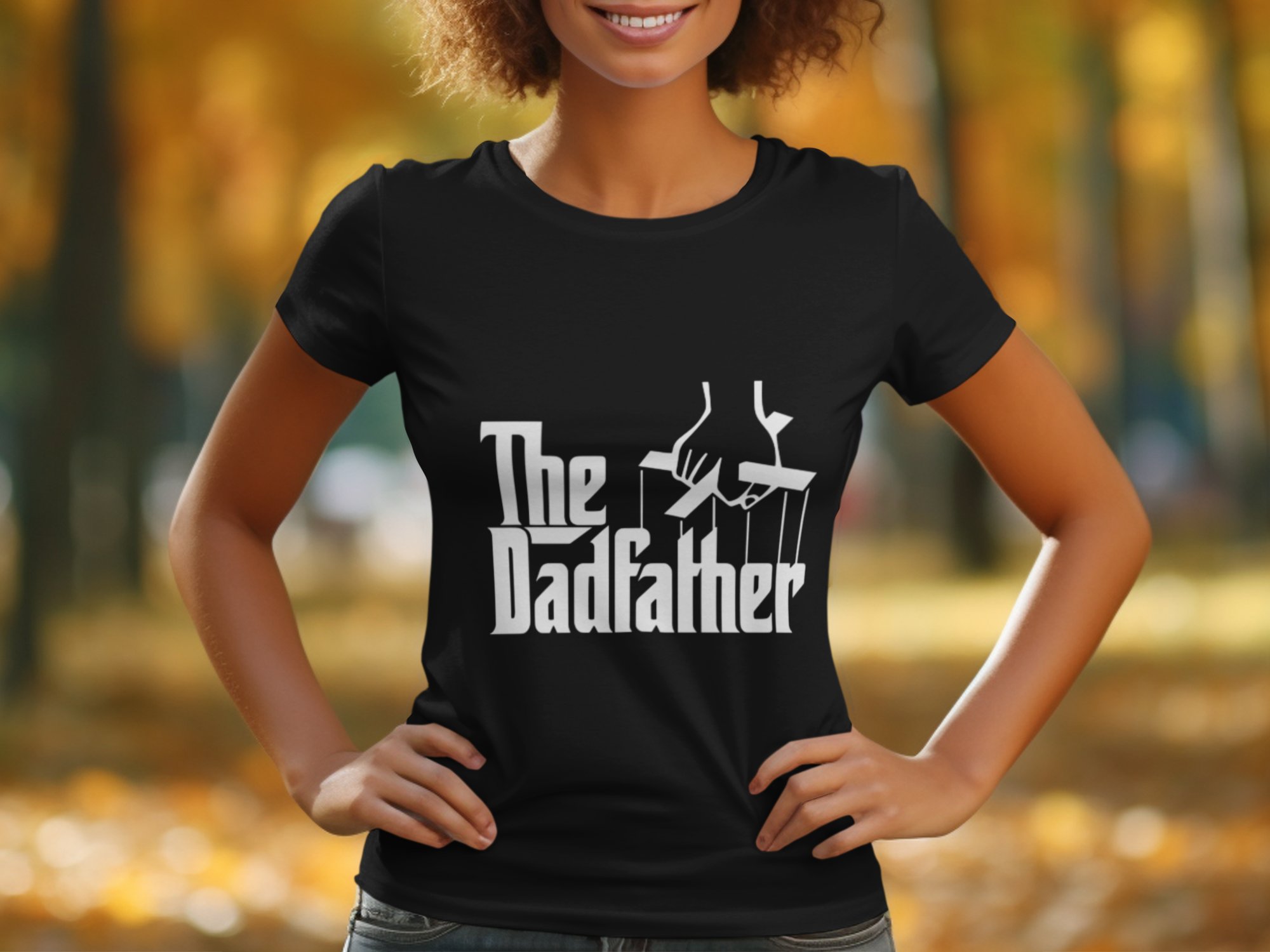 Dadfather T-Shirt, Father's Day Gift, Funny Dad Shirt, Dad Joke Tee, Godfather Parody, Cool Dad Tee, New Dad Gift, Best Dad Ever - Image 3