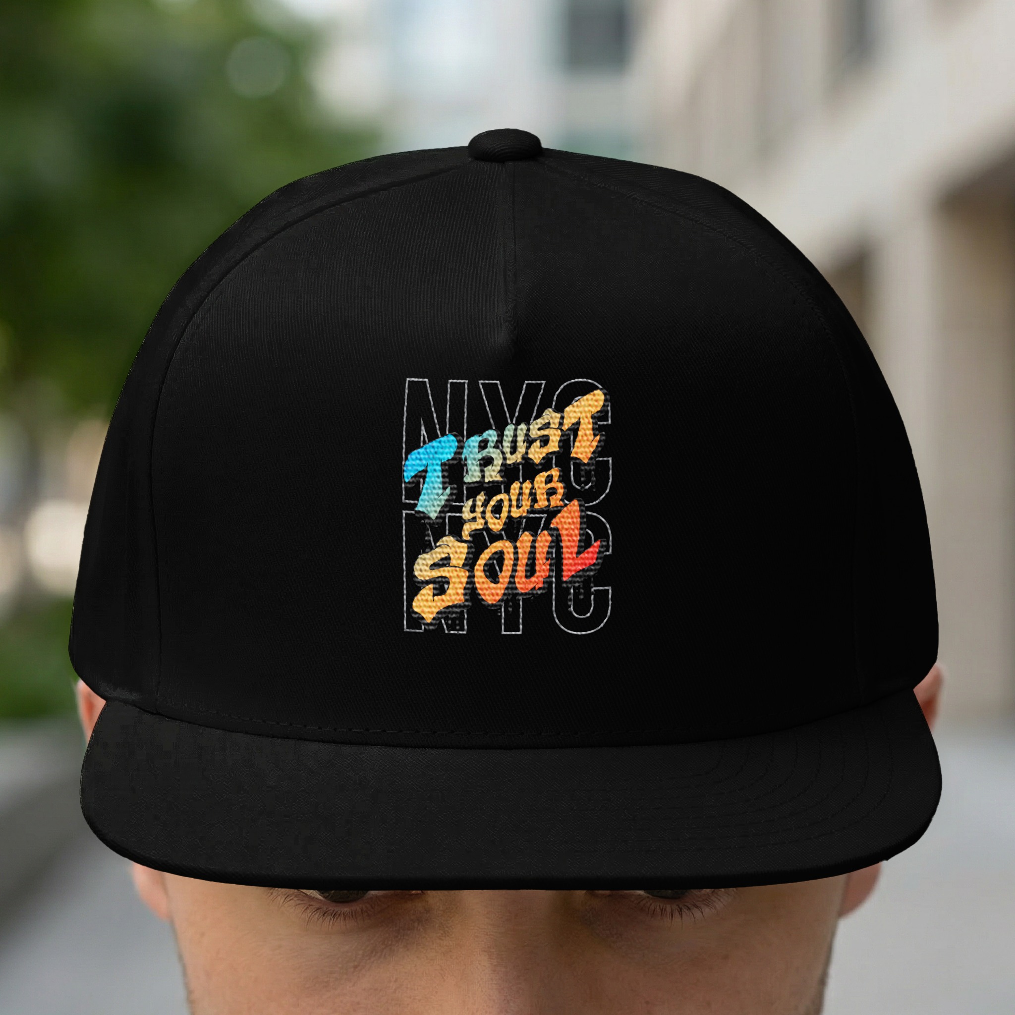 NYC Trust Your Soul Graffiti Hat - Image 3
