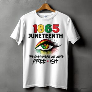 Juneteenth T-Shirt, 1865 Eye, Black History Month T-Shirt, Freedom Day T-Shirt, Juneteenth Celebration T-Shirt, Gift for Activist T-Shirt
