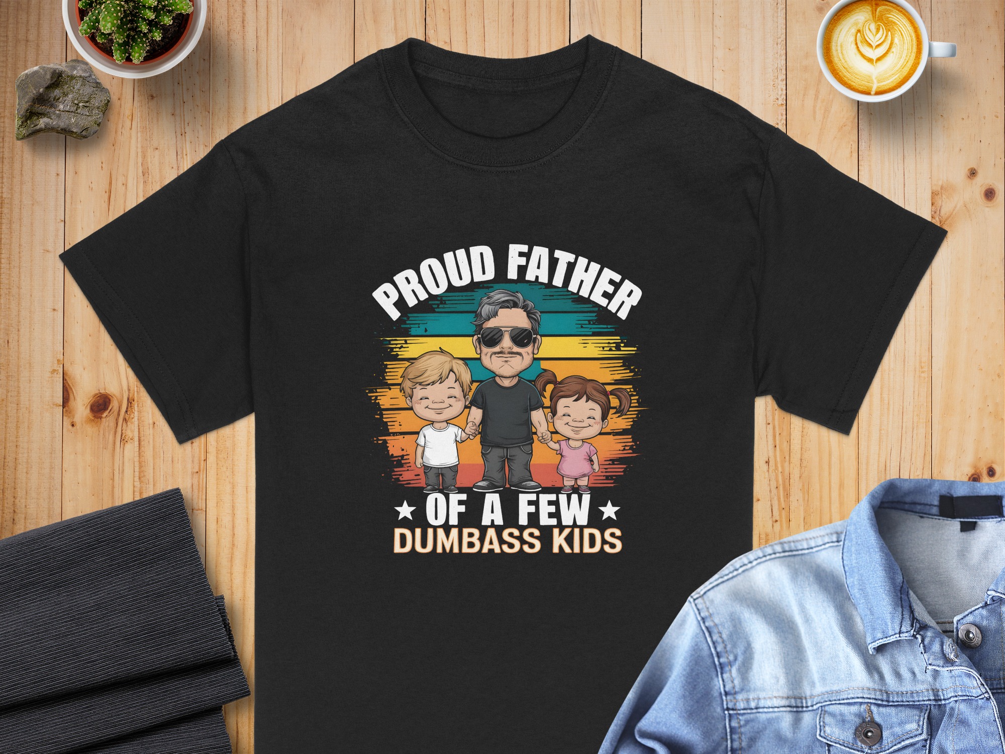 Proud Father T-Shirt, Funny Dad Shirt, Father of Kids Tee, Gift for Dad, Father's Day Gift, Dad Joke T-Shirt, Family T-Shirt