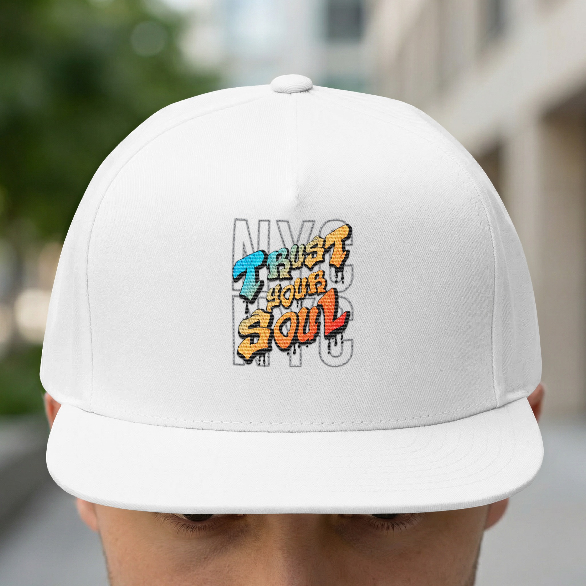 NYC Trust Your Soul Graffiti Hat - Image 5