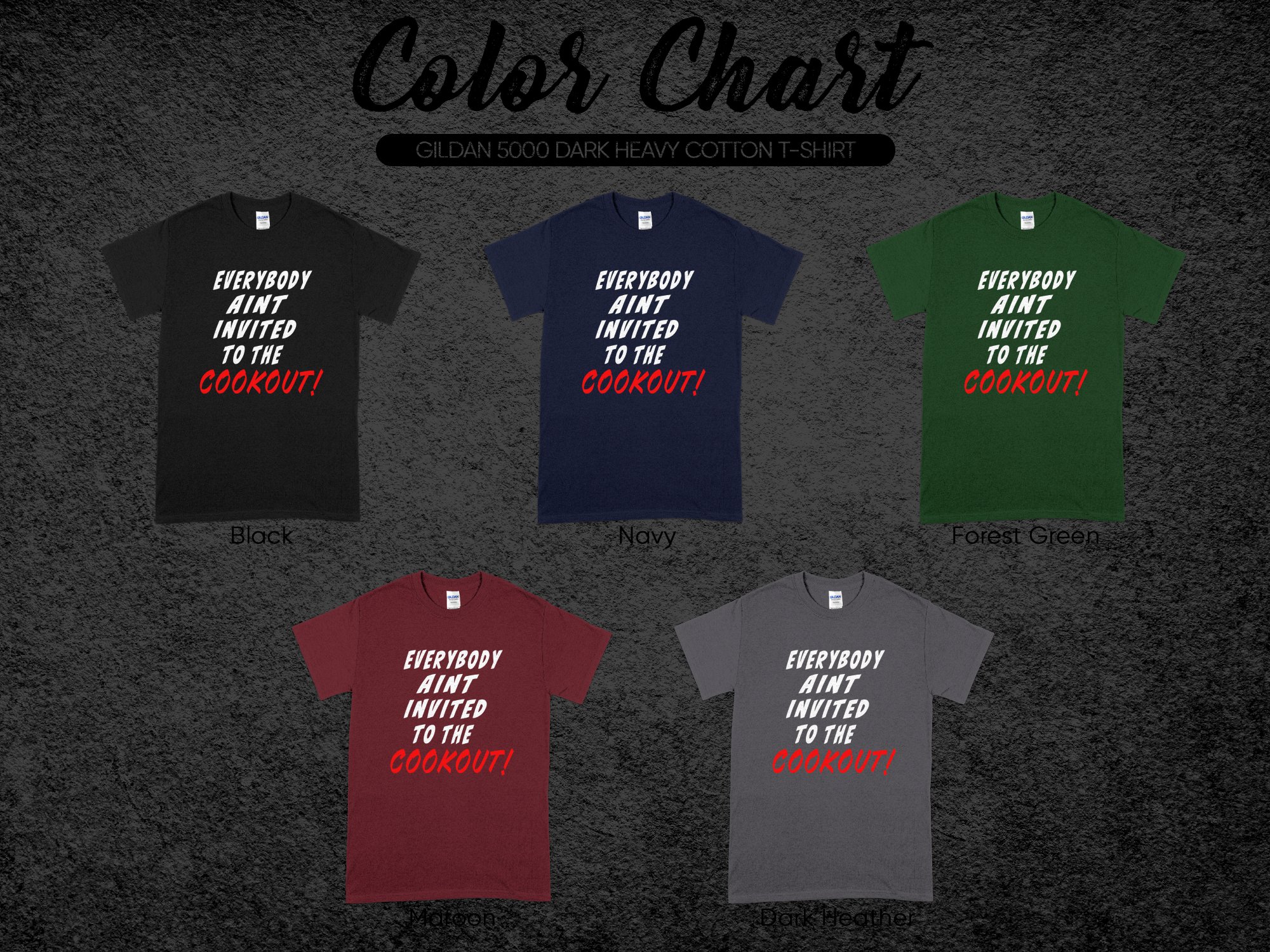 Everybody Aint Invited T-Shirt, Cookout Shirt, Sarcastic Humor Tee, Funny Graphic Tee, Exclusive Party T-Shirt - Image 5