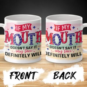 Funny Quote Mug, Humorous Coffee Cup, Office Desk Decor, Motivational Gift for Coworker, Sarcastic Mug, Novelty Tea Cup