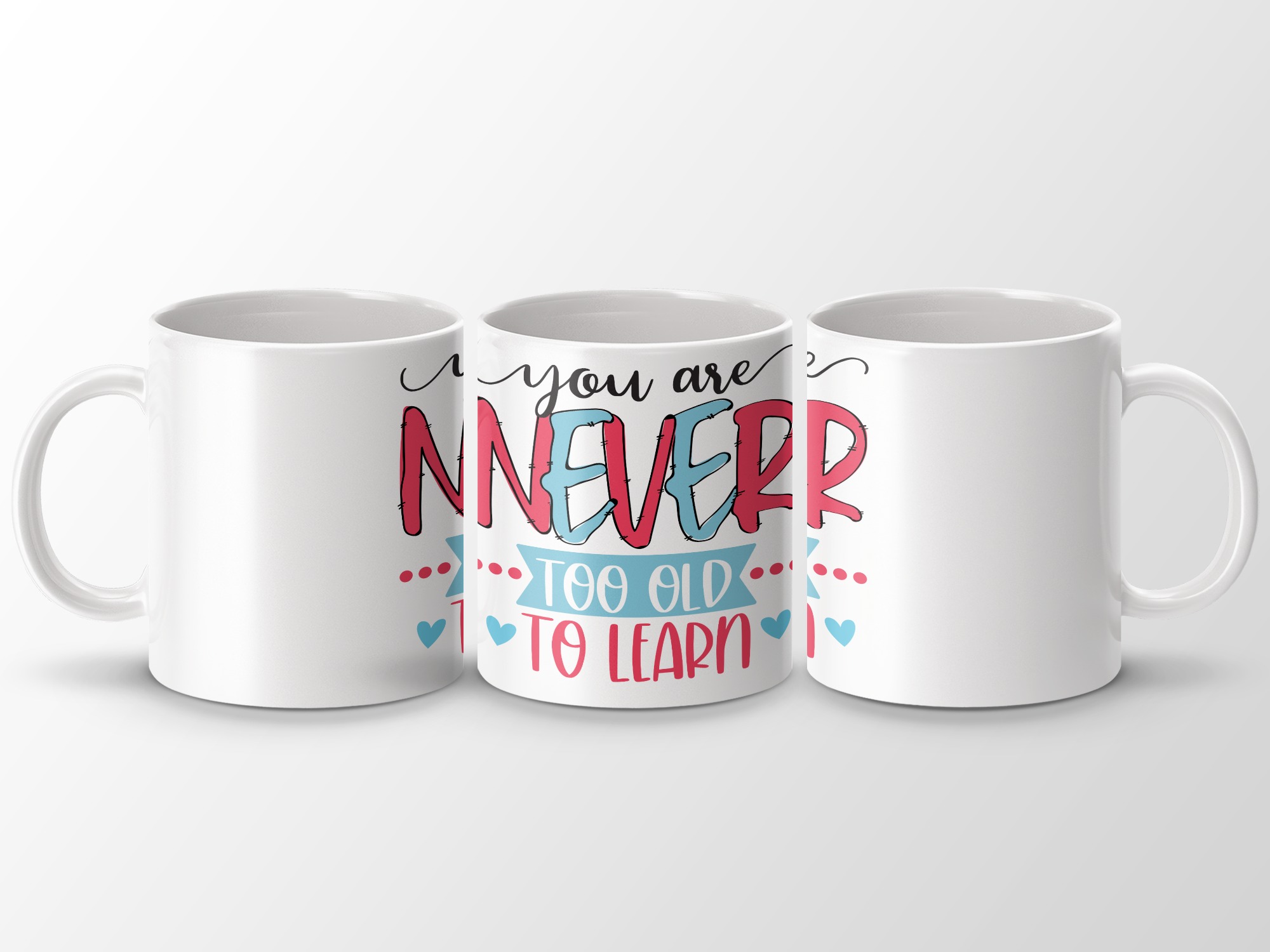 You Are Never Too Old to Learn Hat, Motivational Hat, Inspirational Hat, Education Hat, Teacher Hat, Graduation Hat